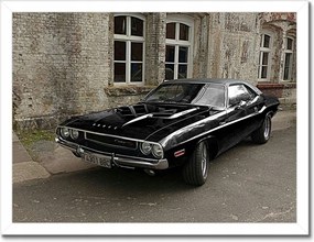 Poszterek keretben 40x30 Dodge Challenger Rt Auto