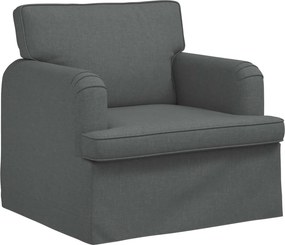 vidaXL Kanapé Sötétszürke 84 x 80 x 85 cm szövet
