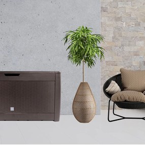 RATO tárolódoboz, 310L, 119x48x60 cm, barna Prosperplast