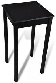 Fekete MDF bárasztal 55 x 55 x 107 cm