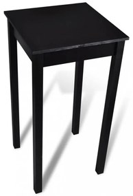 fekete MDF bárasztal 55 x 55 x 107 cm