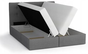 Franciaágy  Boxspring 140x200 cm Karum Comfort (sötétkék) (ágyráccsal és matraccal). 1056018