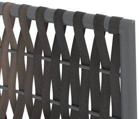 4 db barna polyrattan kerti szék párnával 54x61x83 cm