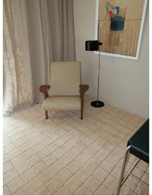 Borostyán színű kézi szövésű gyapjú futószőnyeg 80x230 cm Mosaic Amber – Lorena Canals