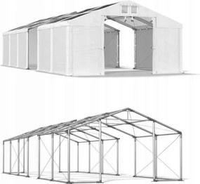 Kiállítási sátor 4x17m Kerti pavilon Das 580 Wp