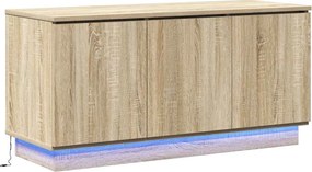 vidaXL TV szekrény Sonoma tölgy 100 x 38 x 49 cm Faanyag
