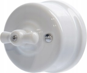 Retro Loft Kerámia Falra Szerelhető Lépcsőkapcsoló.