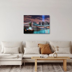 Kép - New York, Manhattan (üvegen) (70x50 cm)