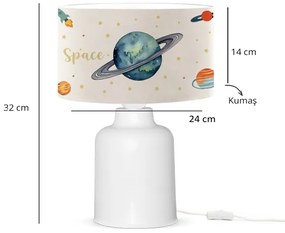 Gyereklámpa CANDY 1xE27/40W/230V fehér/többszínű