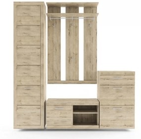 Komód 2D/90, tölgy san remo, ORESTES