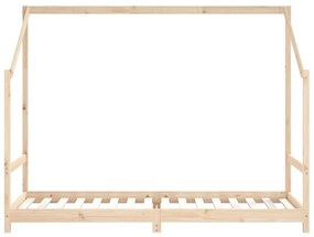 tömör fenyőfa gyerekágykeret 2 x (90 x 200) cm