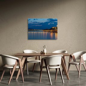Pozsony képe várral (üvegen) (70x50 cm)