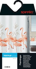 Zuhanyfüggöny 180x200 cm Flamingo – Spirella