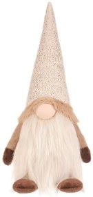 Karácsonyi dekoráció Álló manó, magasság 32 cm,bézs/barna, 32 cm