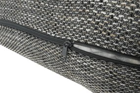 Sarokülőgarnitúra, barna/szürkésbarna melír, TRAMP