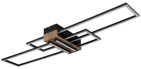 Globo 67208-40N - LED Mennyezeti lámpa DAKARI LED/40W/230V 3000K 25x100 cm fekete