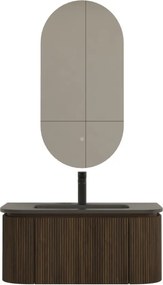 AREZZO design SIERRA 80 cm-es alsószekrény 1 fiók, 2 ajtó, dió