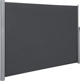 Oldalsó terasznapellenző, belátásgátló, szürke, 280 g/m² 180 x 400 cm