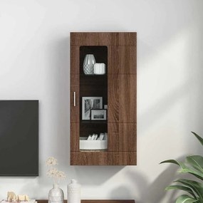 Fali szekrény polcokkal barna tölgy 55 x 29 x 100 cm Faanyag