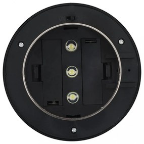 12 db fehér kerek kültéri napelemes LED lámpa 12 cm
