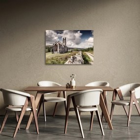 Kép - Ír templom (üvegen) (70x50 cm)