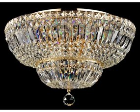 Maytoni DIA100-CL-12-G - Mennyezeti lámpa BASFOR 12xE14/60W/230V arany