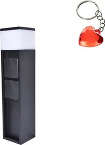 11W-os LED-es kerti oszlop lámpa Mains Lutec elektromos aljzatokkal