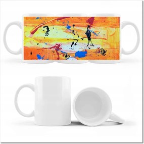 Nyomott mintás bögre Absztrakt Oscar