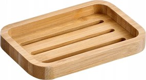 Bambusz Szappantartó Barna 13 x 9 CM Vízálló Fsc Fürdőszoba