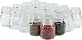 20x üveg tároló Mézes Fűszergyertyákhoz 205 ml