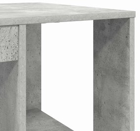 Íróasztal tárolóval Beton szürke 130 x 50.5 x 75 cm Faanyag