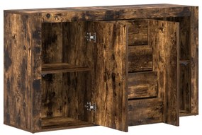 Széfdoboz Füstölt tölgy Szerelt fa 120 x 36 x 69 cm Széfdoboz