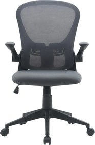 Szürke kárpitozott irodai szék Kempton – Yes Everyday