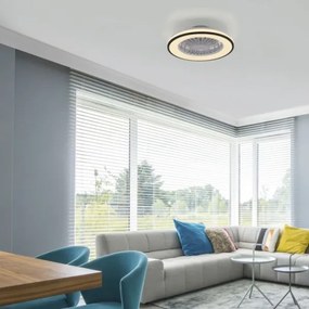 JUST LIGHT. 14447-18 - LENO LED RGBW mennyezeti ventilátor 44W/230V + DO