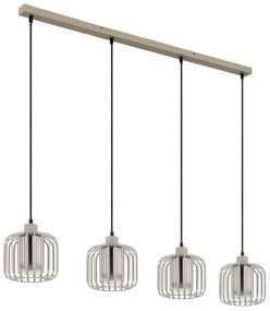 Globo 15758-4H - Kábeles csillár ALFRED 4xE27/40W/230V