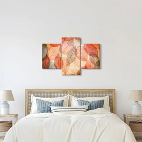 Festett őszi levelek képe (90x60 cm)