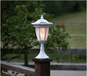 Flame fehér kültéri napelemes LED lámpa - Star TRading