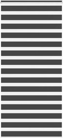 vidaXL zebrafüggönnyel fekete szövetszélesség 105,9 cm poliészter