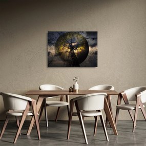 Kép - Titokzatos ég (üvegen) (70x50 cm)