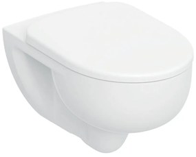 GEBERIT Selnova fali WC, mélyöblítésű, TurboFlush, WC-ülőkével, fehér
