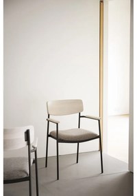 Bézs-natúr színű étkezőszék szett 2 db-os Maymont – Rowico