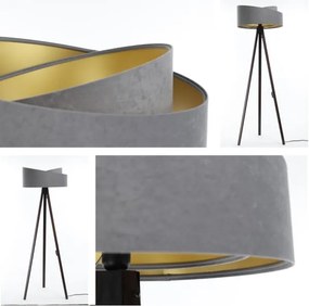 Állólámpa GALAXY 1xE27/60W/230V szürke/wenge