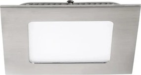 Lámpatest süllyesztett Led panel négyzet ezüst vízálló Kanlux