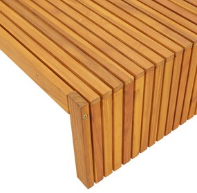 Napozóágy 200x55x30 cm Tömör Akácfa