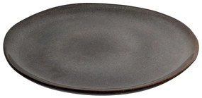 Szürke agyagkerámia tányér készlet 4 db-os ø 21 cm Selma – House Nordic