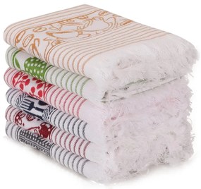 Pamut konyharuha szett 6 db-os 40x60 cm Pecete – Foutastic