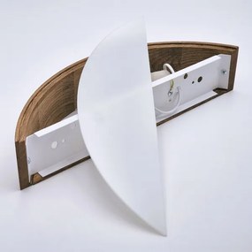 Brilagi - LED fali lámpa CARVALHO 1xE27/60W/230V tölgy cseresznye