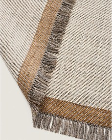 Krémszínű kézi szövésű gyapjú szőnyeg 200x300 cm Brina – Kave Home