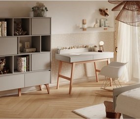 Gyerek íróasztal fehér asztallappal 60x120 cm Swing – Pinio