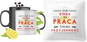 Kinga Mágikus bögre fényképes nyomott mintás párna szett